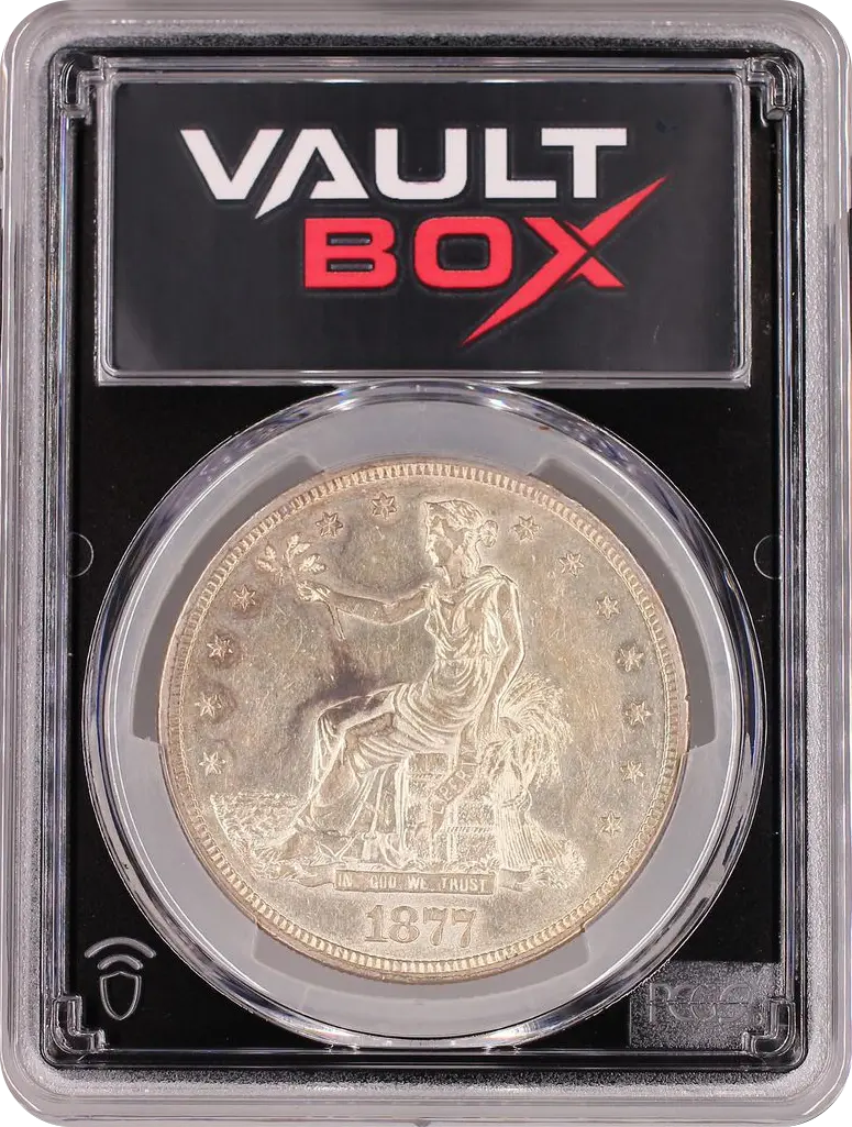 1877-S T$1 PCGS AU50 FRONT