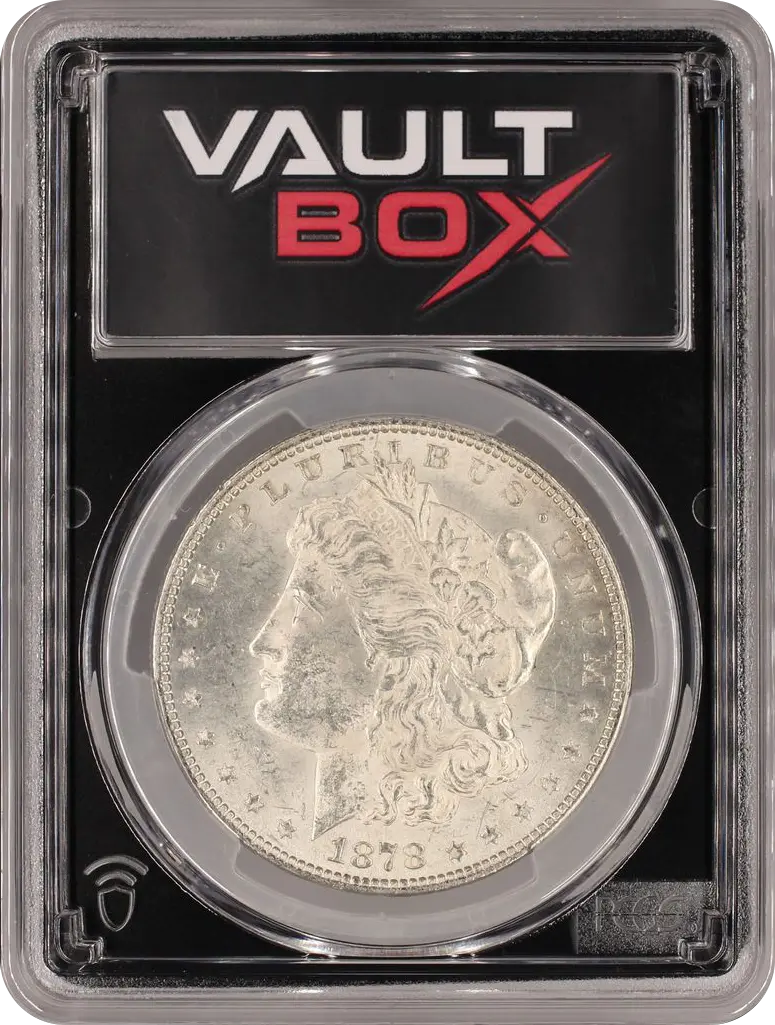 1878 $1 7/8TF STRONG PCGS MS62 FRONT