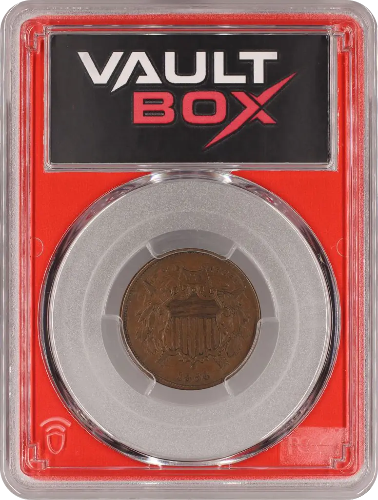 1864 2C SMALL MOTTO PCGS XF40BN FRONT