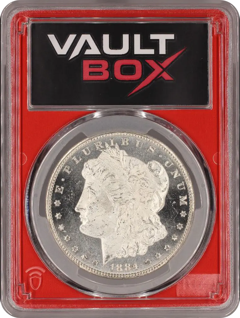 1884-CC $1 PCGS MS64DMPL FRONT