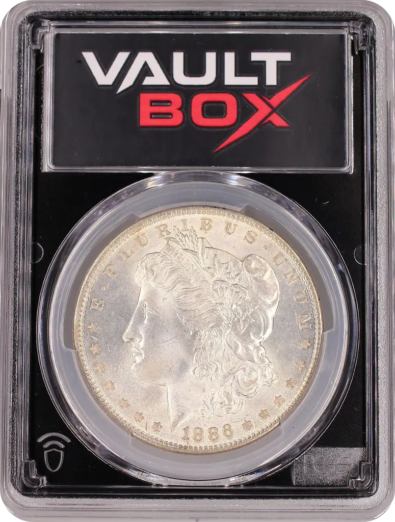 1886 $1 PCGS MS65 FRONT