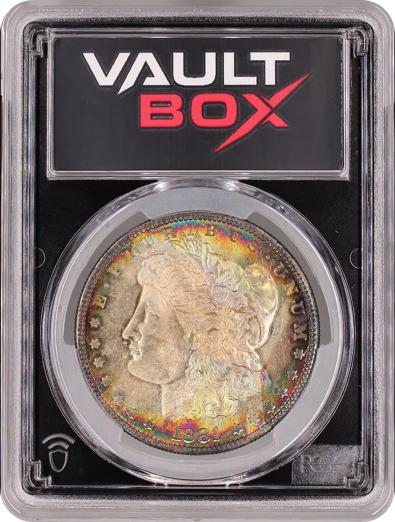 1881-S $1 PCGS MS64 CAC TONER FRONT