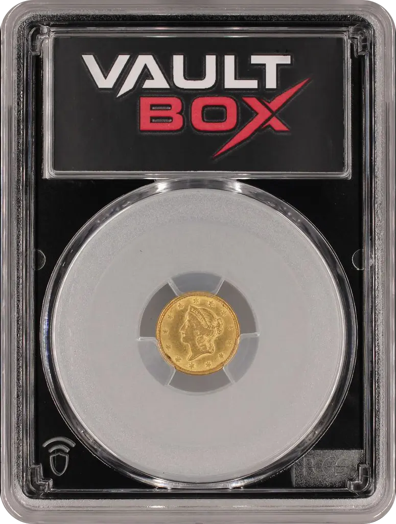 1851 G$1 PCGS AU50 FRONT
