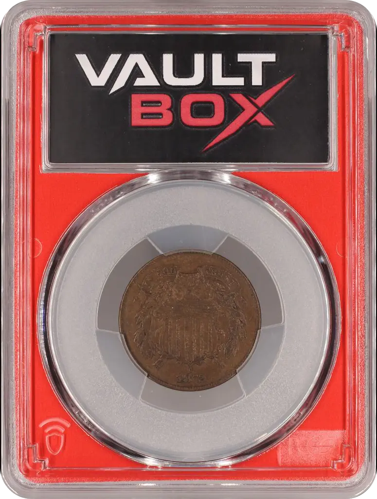 1872 2C PCGS VF25BN FRONT