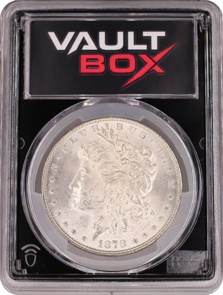 1878 $1 7TF REVERSE OF 1878 PCGS MS63 FRONT