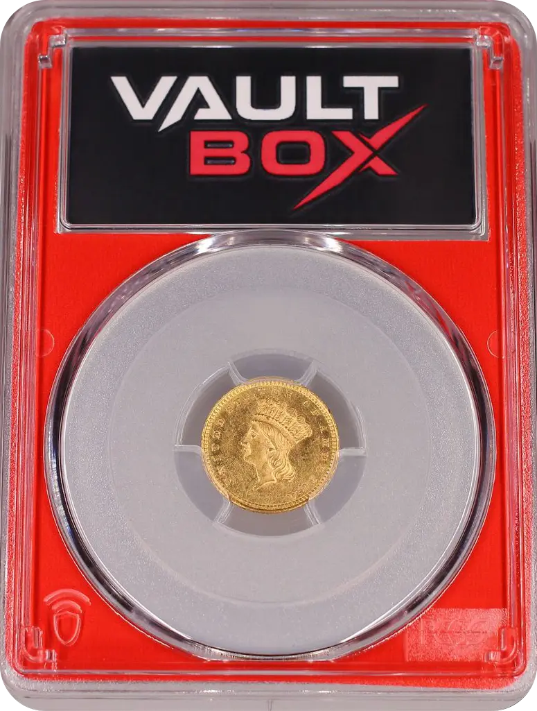 1862 G$1 PCGS MS63 FRONT