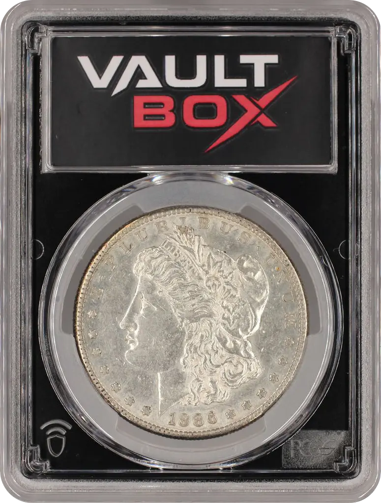 1886-S $1 PCGS AU53 FRONT