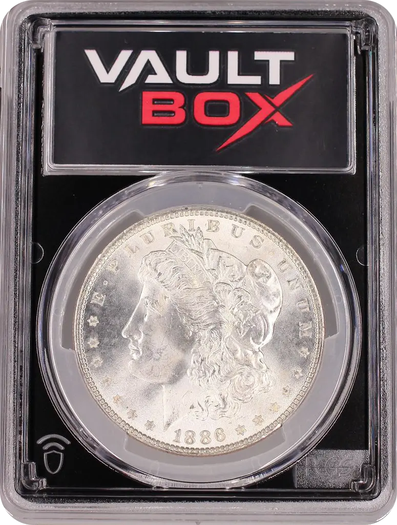 1886 $1 PCGS MS65+ FRONT