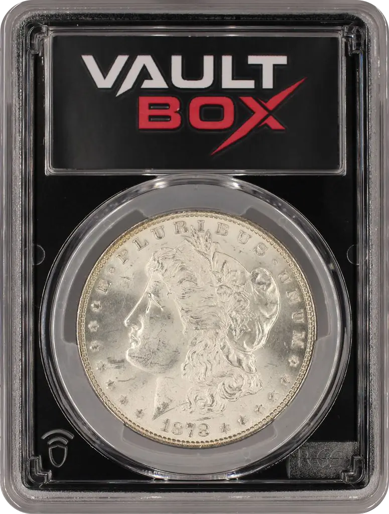 1878 $1 7TF REVERSE OF 1878 PCGS MS64 FRONT
