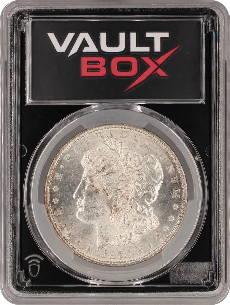 1878 $1 7TF REVERSE OF 1878 WEAK PCGS MS63 FRONT