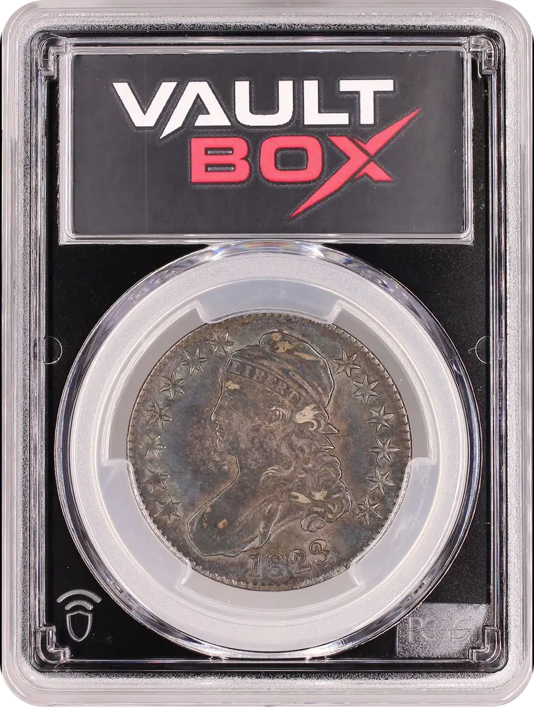 1823 50C PCGS AU50 FRONT