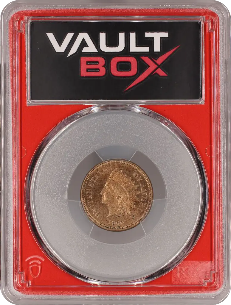 1860 1C POINTED BUST FS-401 PCGS MS63 FRONT