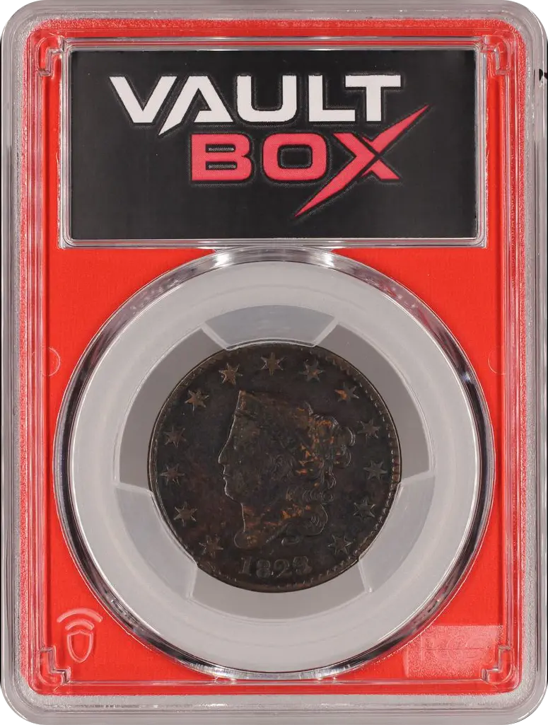 1823/2 1C N-1 PCGS F15BN FRONT