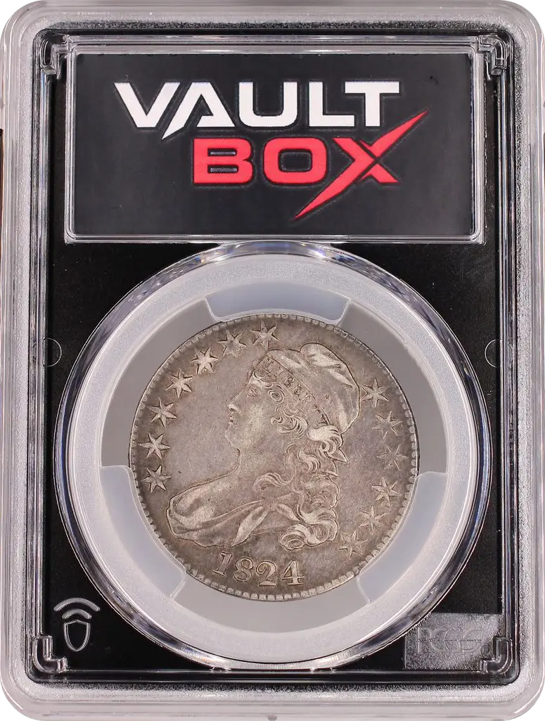 1824 50C PCGS XF40 FRONT