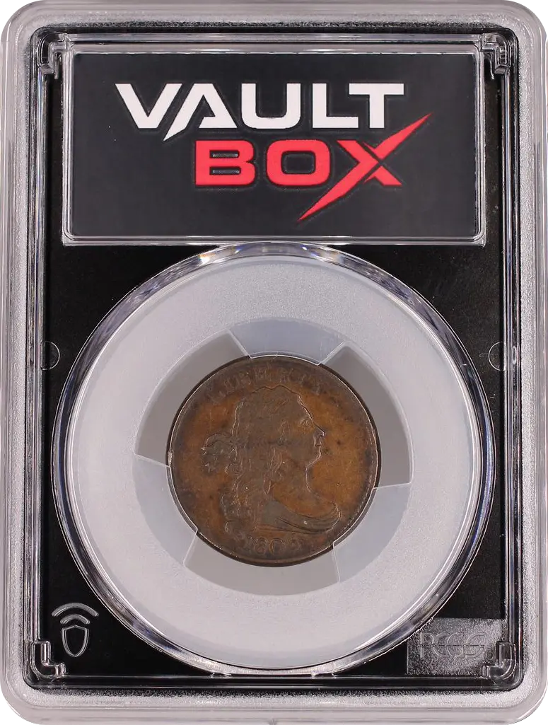 1806 1/2C C-1 SMALL 6 NO STEMS PCGS XF40BN FRONT