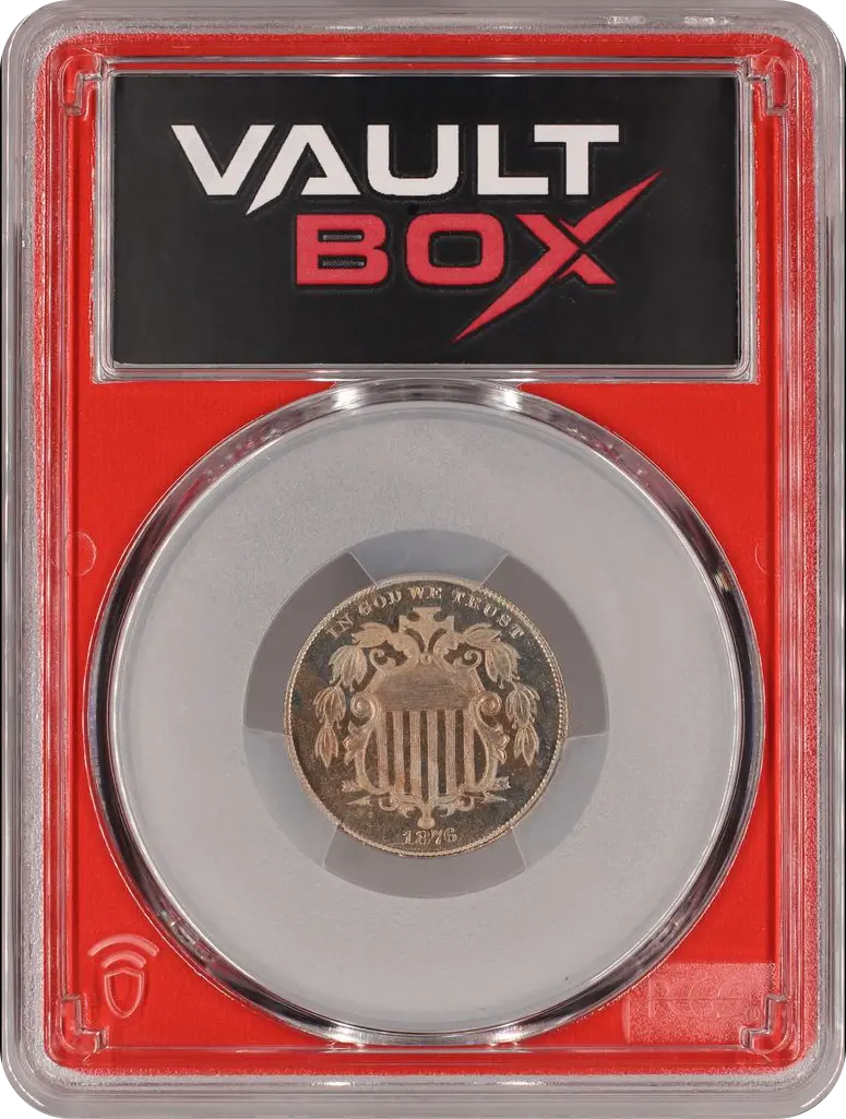 1876 5C PCGS PR64CAM FRONT