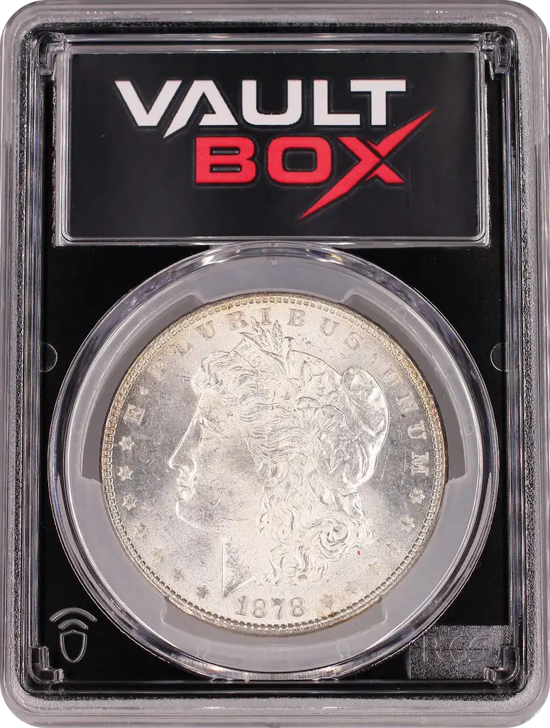 1878 $1 7/8TF WEAK PCGS MS64 FRONT