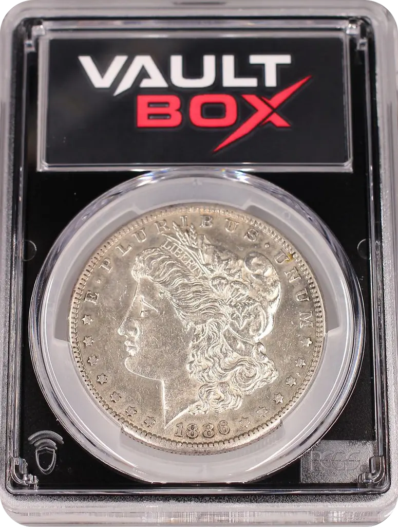 1886-S $1 PCGS AU50 FRONT