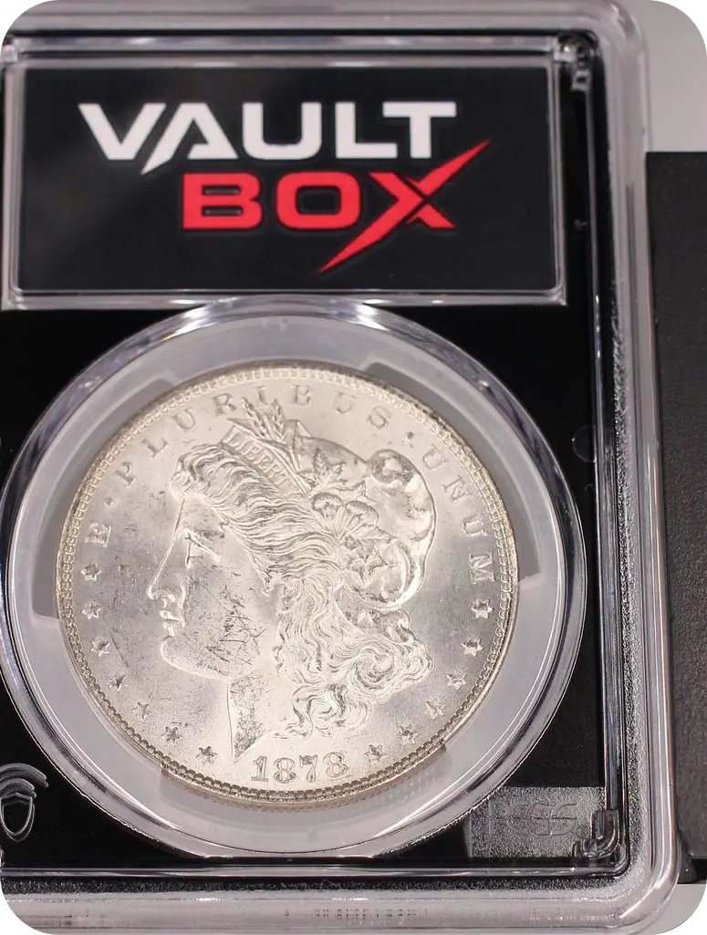 1878 $1 7TF REVERSE OF 1878 PCGS MS63 FRONT