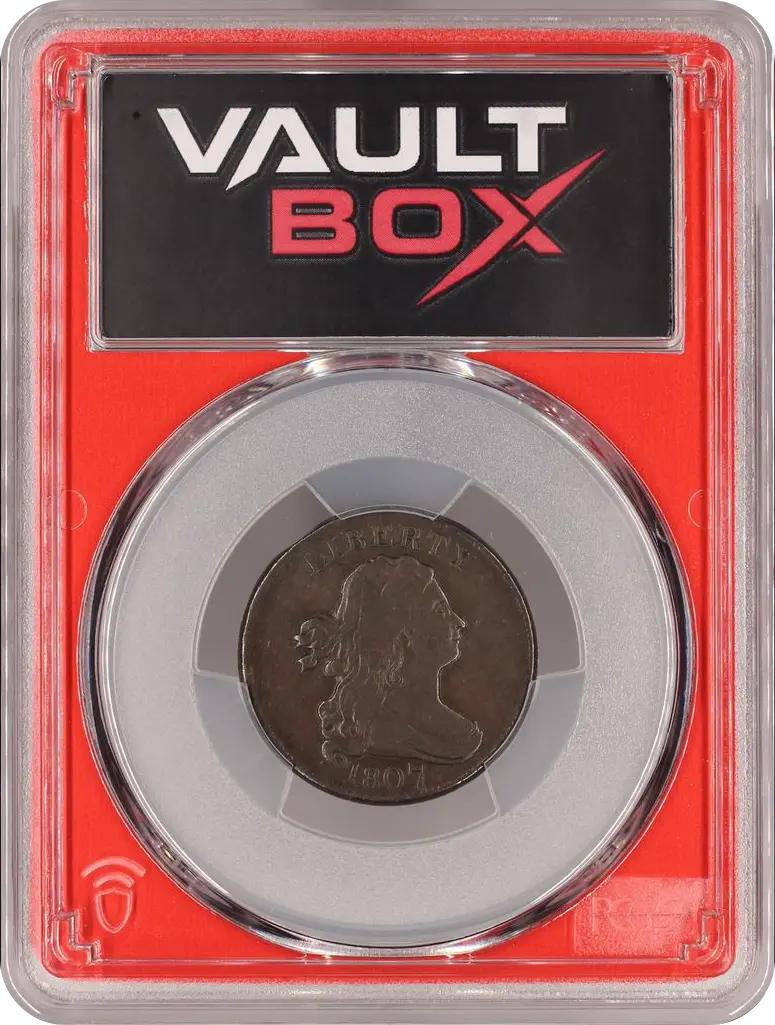 1807 1/2C PCGS AU50BN FRONT