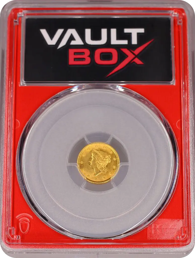 1853 G$1 PCGS MS63 FRONT