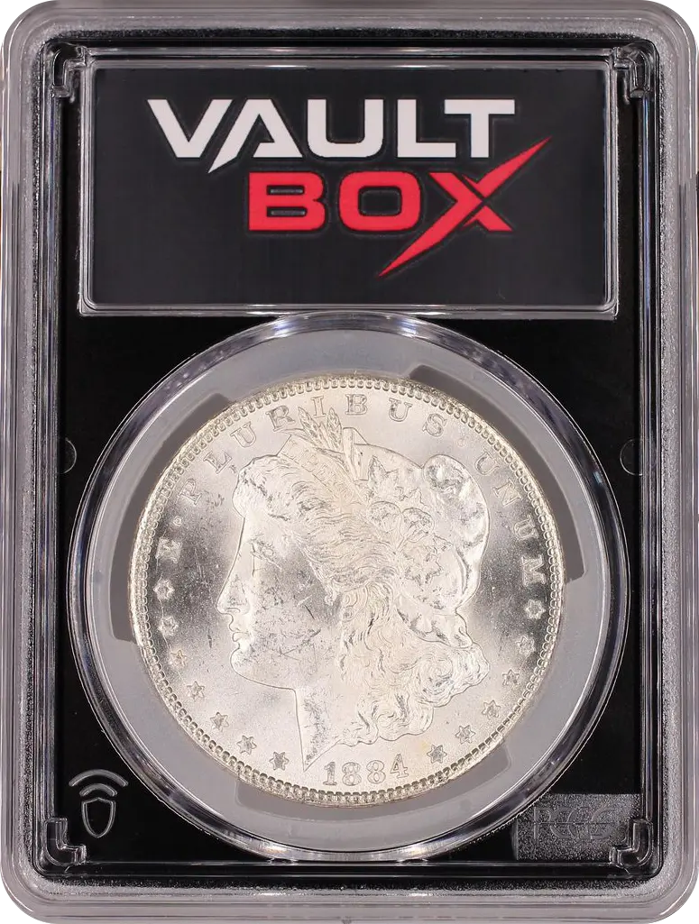 1884-CC $1 PCGS MS64 FRONT
