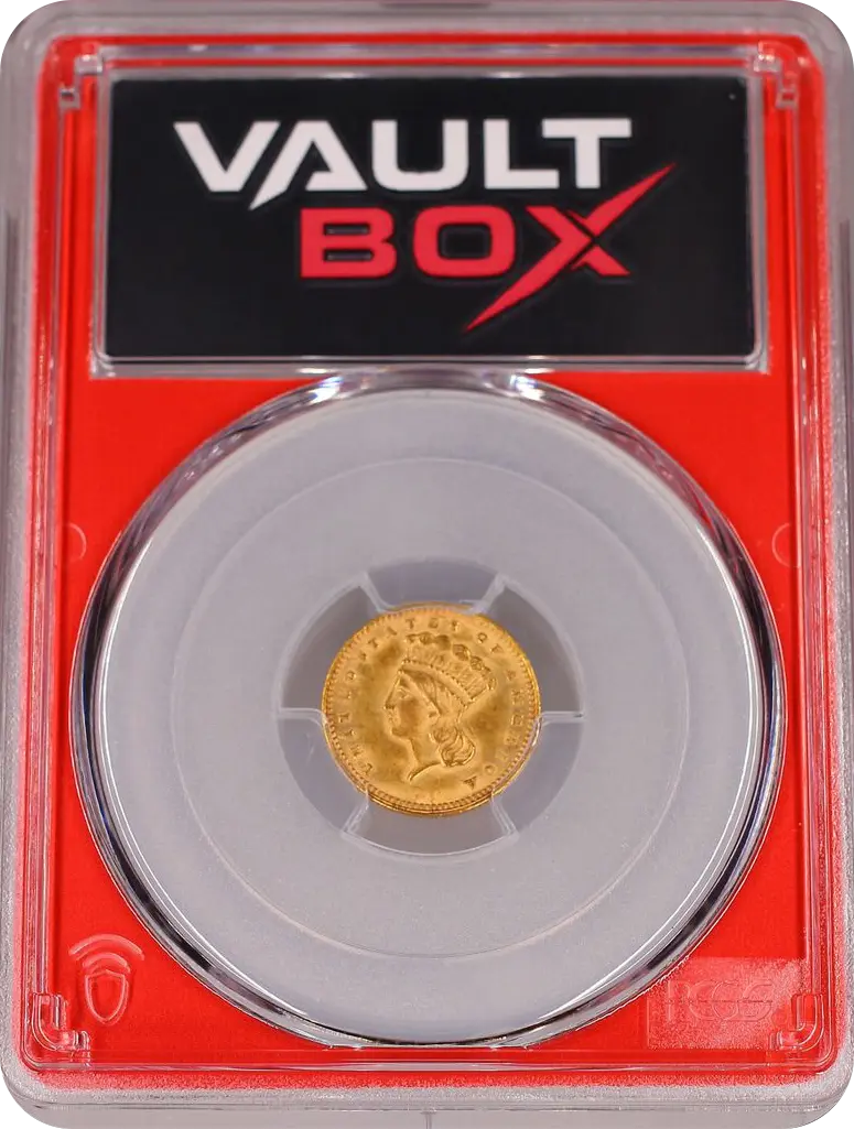 1862 G$1 PCGS MS61 FRONT