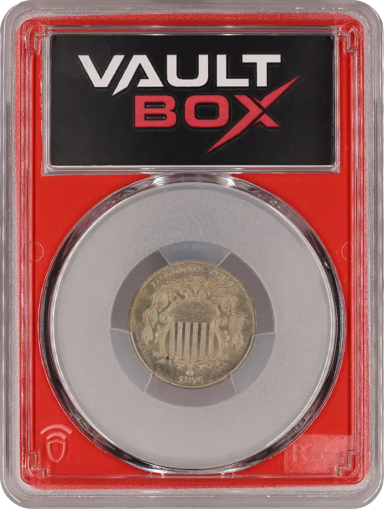 1876 5C PCGS PR65 FRONT
