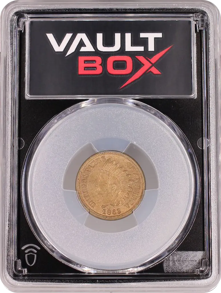 1863 1C PCGS MS63 FRONT