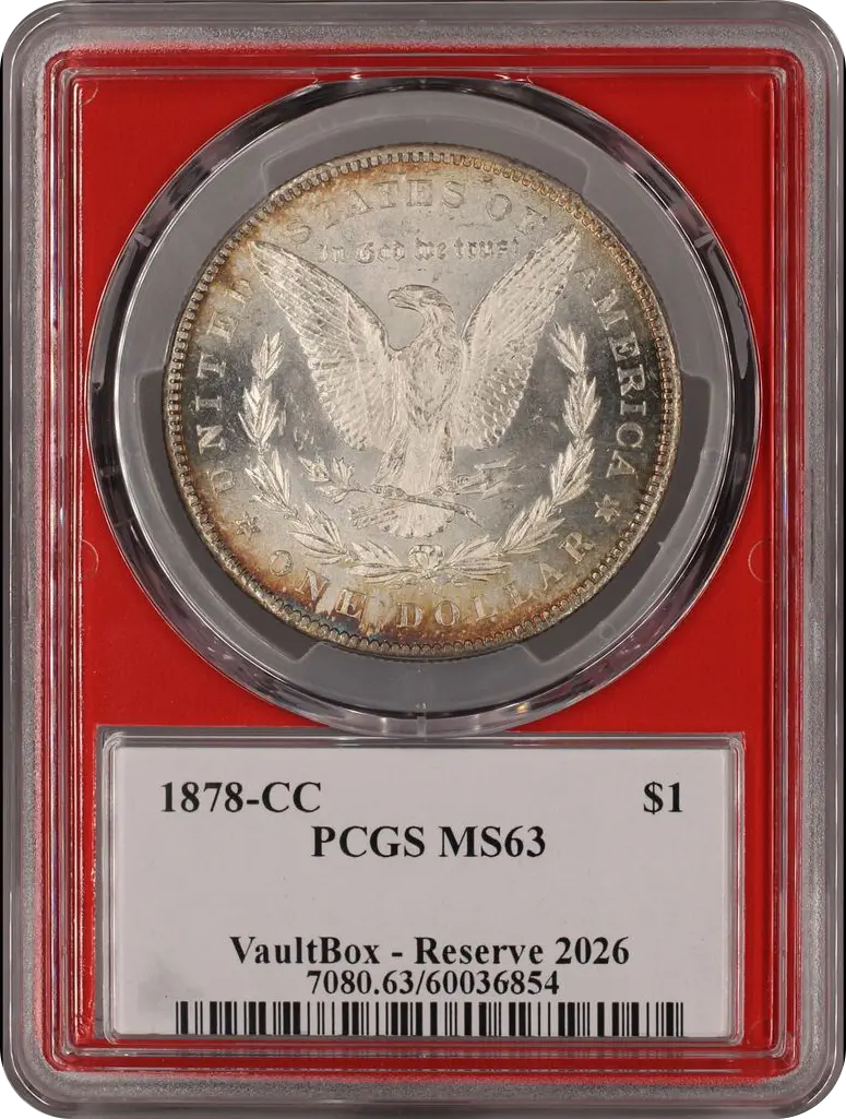 1878-CC $1 PCGS MS63 FRONT