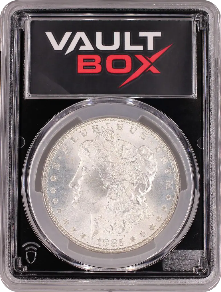 1885 $1 PCGS MS65 FRONT