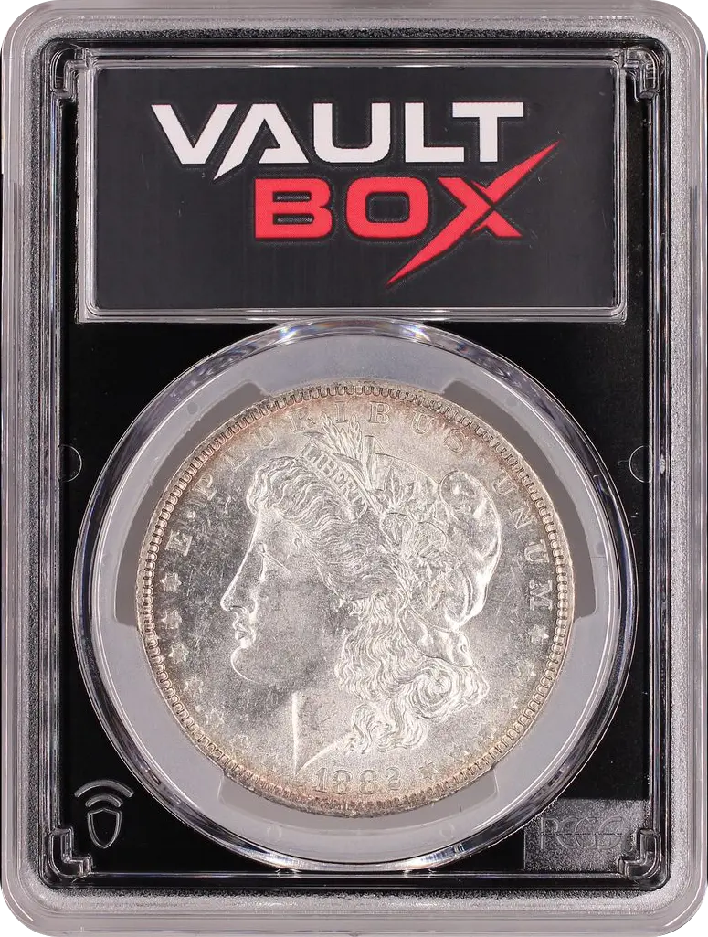 1882-O/S $1 STRONG PCGS MS63 FRONT