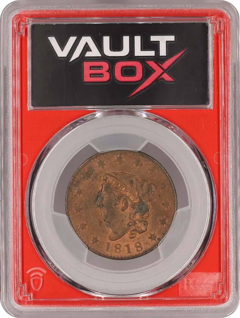 1818 1C PCGS MS62BN FRONT