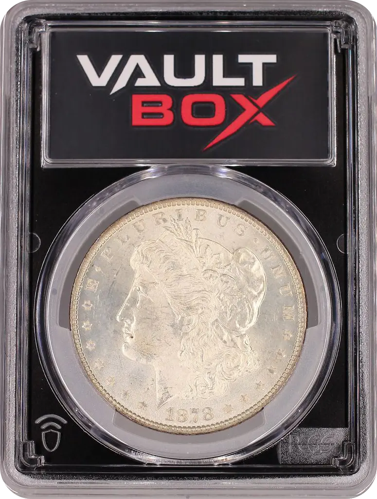 1878 $1 7/8TF WEAK PCGS MS64 FRONT
