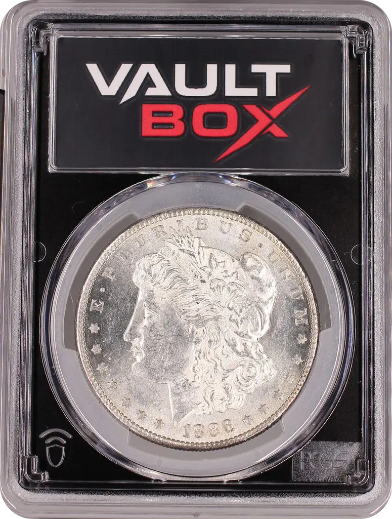 1886-S $1 PCGS AU58 FRONT