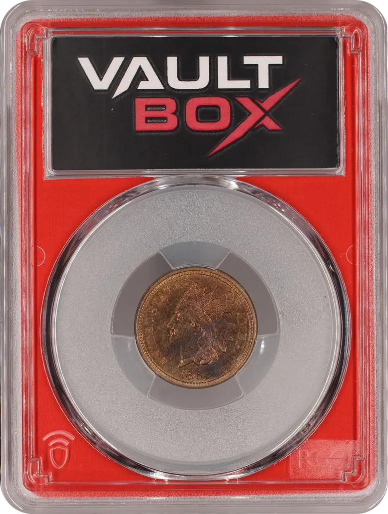 1863 1C PCGS MS64 FRONT
