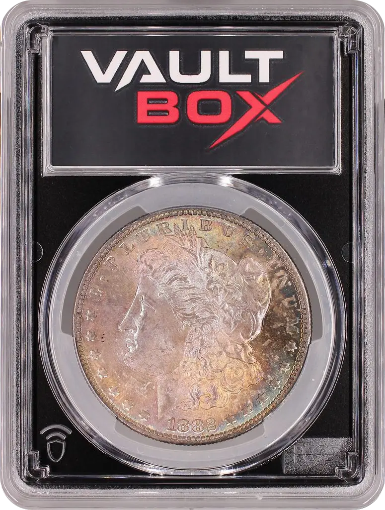 1882-S $1 PCGS MS64 CAC TONER FRONT