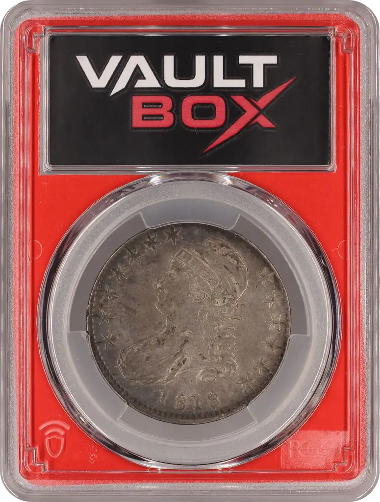 1818 50C PCGS AU50 FRONT
