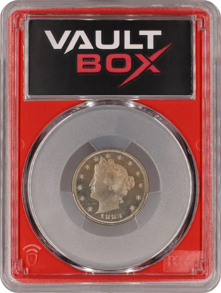 1883 5C WITH CENTS PCGS PR65 FRONT