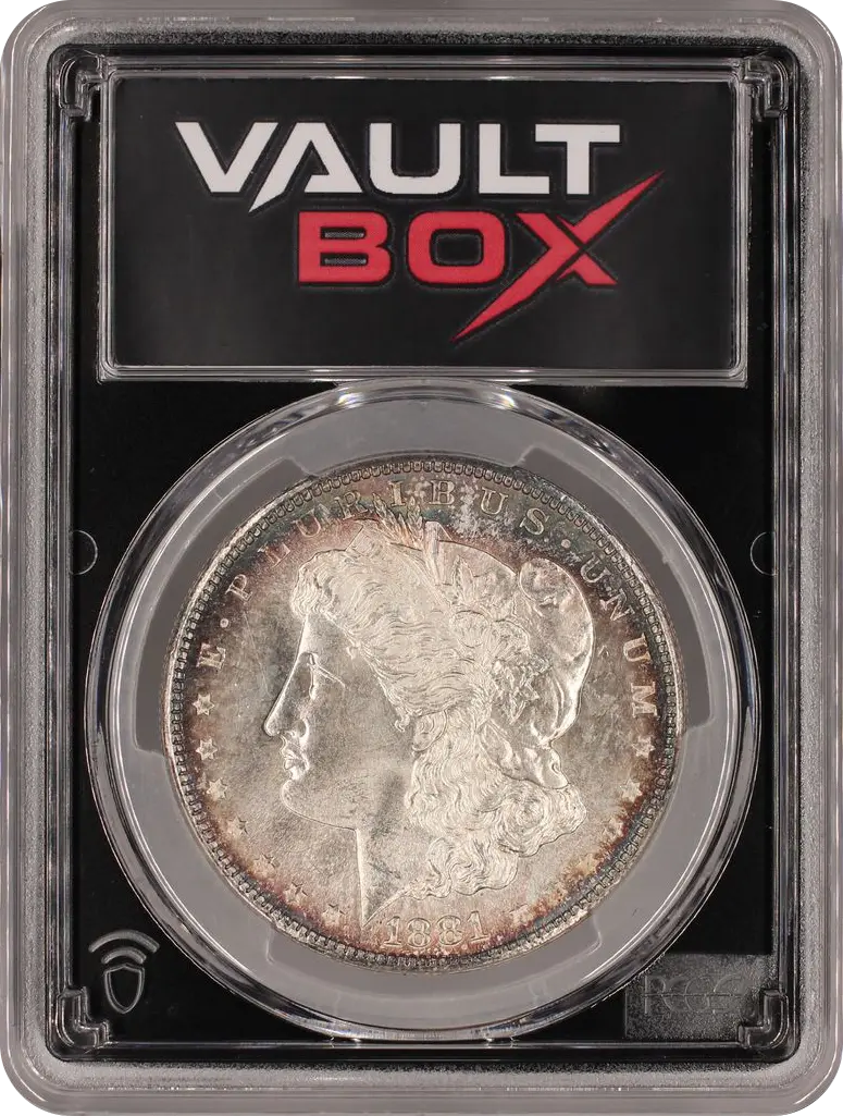 1881-S $1 PCGS MS66 TONER FRONT