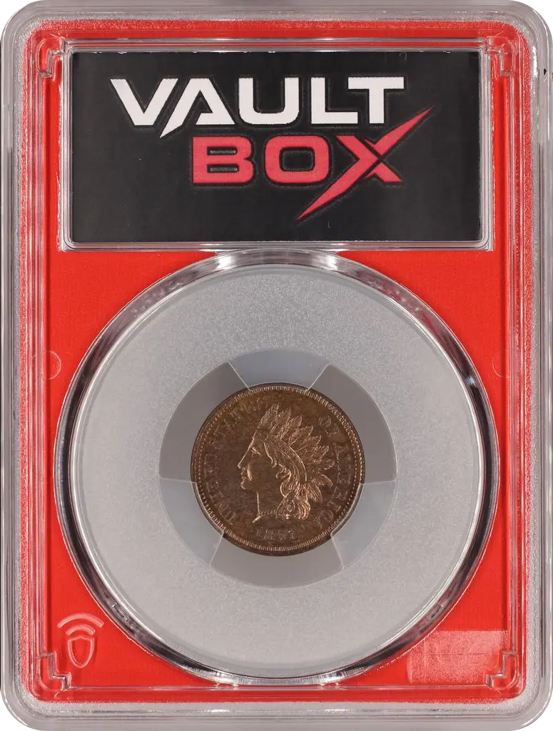 1871 1C PCGS PR64BN FRONT