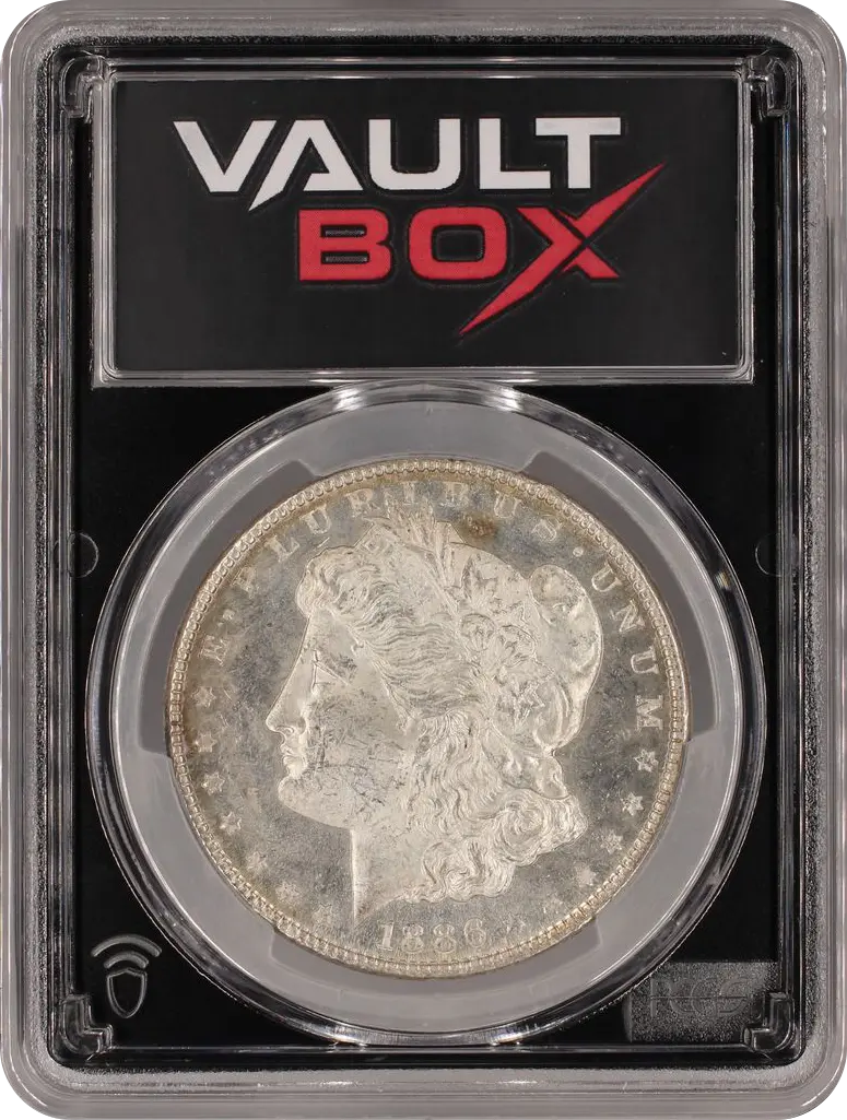1886 $1 PCGS MS63PL FRONT