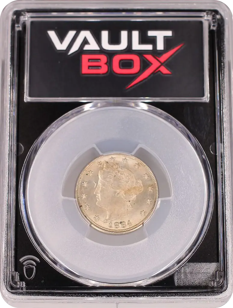 1884 5C PCGS MS63 FRONT