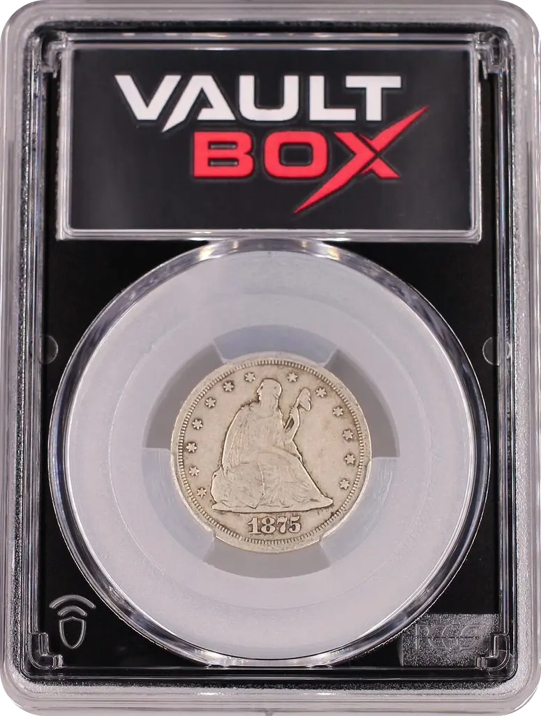 1875-S 20C PCGS VF25 FRONT