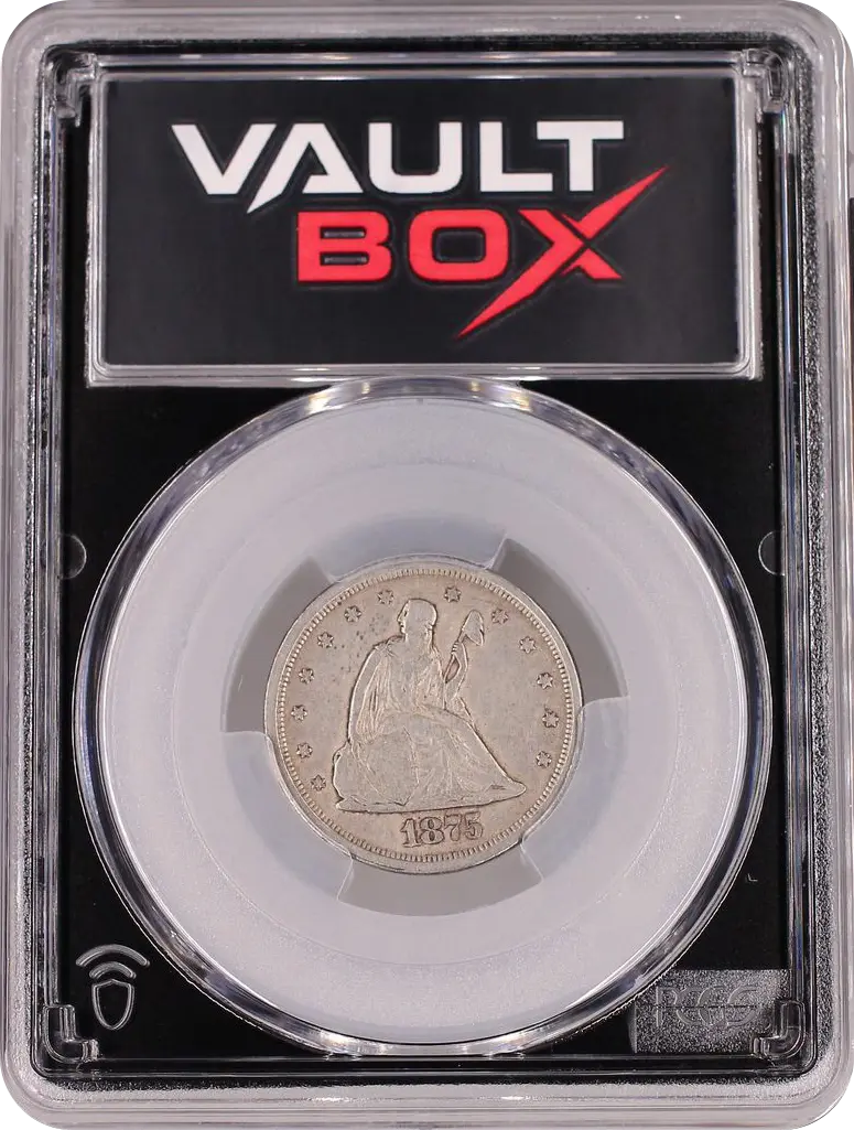 1875-S 20C PCGS XF40 FRONT