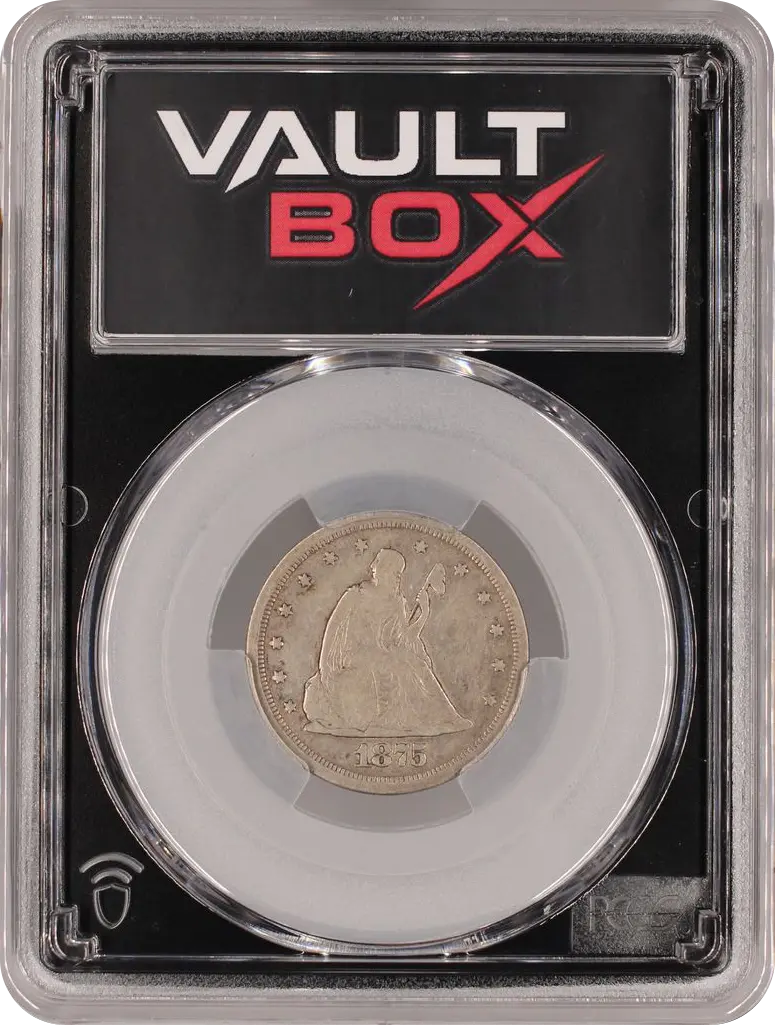 1875-S 20C PCGS F12 FRONT