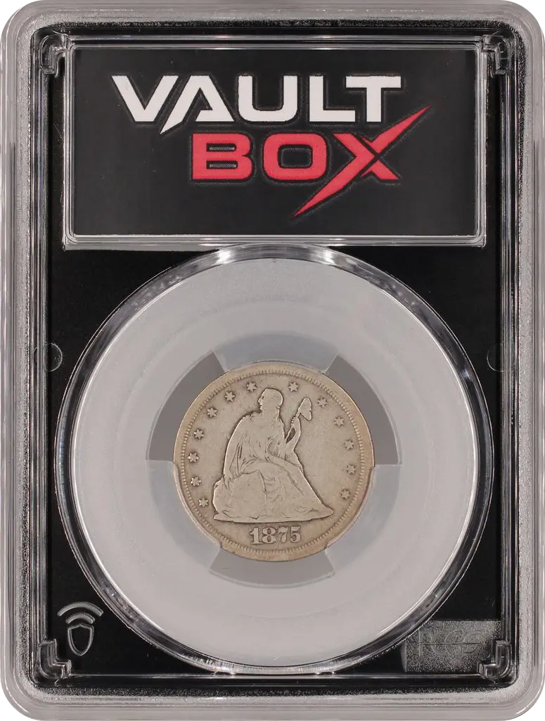 1875-S 20C PCGS F12 FRONT