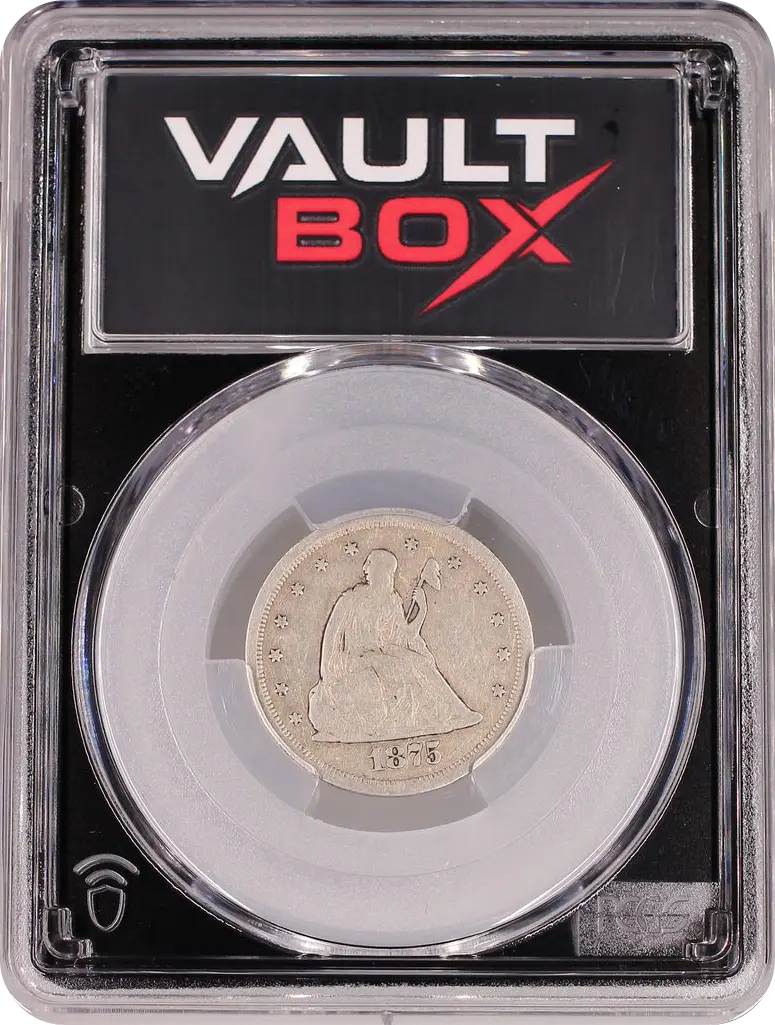 1875-S 20C PCGS VF20 FRONT