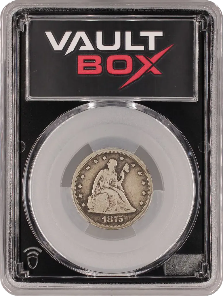 1875-S 20C PCGS F12 FRONT