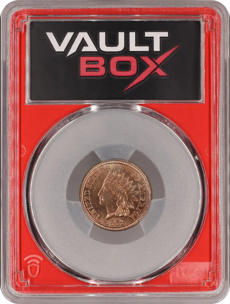 1863 1C PCGS MS64 FRONT
